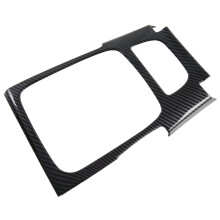 For ZS EV 2024 Car Central Control Gear Shift Panel Cover Decorative Trim Interior Accessoriess Carbon Fiber LHD