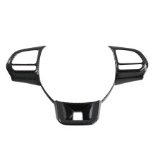 Pour ZS HS 2024 Couvercle de Panneau de Boutons de Volant de Voiture Garniture Décorative Accessoires Intérieurs en Fiber de Carbone