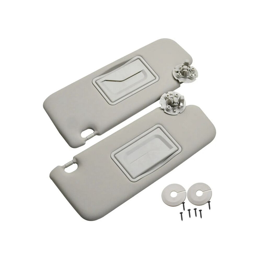 1 Pair Sun Visor With Mirror Left&Right For Chevy Cruze 2011-2016 94579440, 95034253, 95034256, 96072366 Gray 4711080824870