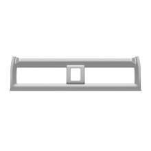 RHD Car Center Console Air Conditioning Outlet Trim Frame for Freed Air Crosstar 2024 Silver