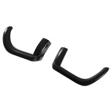 For Fortuner 2024 ABS Carbon Fiber Car Side Air Outlet AC Vent Cover Trim Decoration Accessories