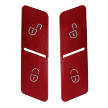 1 Pair Red Door Lock Button Lock 2049058402 for - C-Class E-Class GLK-Class W204 W207 W212
