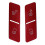 1 Pair Red Door Lock  Button Lock  2049058402 for - C-Class E-Class GLK-Class W204 W207 W212 1