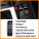 Front Rear Console Air Vent Temperature Ventilation Adjust A/C Button  Caps for  Cayenne  Macan B 3