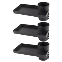 Plateau de Nourriture Portable pour Voiture, Porte-Gobelet Rotatif et Réglable, Extensible, Porte-Gobelet Automatique, Plateau de Repas Amovible,