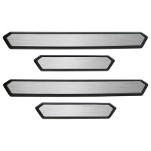 Accessori Interni Protezione Soglia Porta Compatibile per Rav4 2019 2020, Piastra Battitacco Porta RAV4