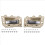 2Pcs Left&Right Inside Interior Door Handle Set for  Grand Cherokee 2005-2011 Front 1