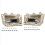 2Pcs Left&Right Inside Interior Door Handle Set for  Grand Cherokee 2005-2011 Rear 1