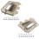2Pcs Left&Right Inside Interior Door Handle Set for  Grand Cherokee 2005-2011 Rear 8