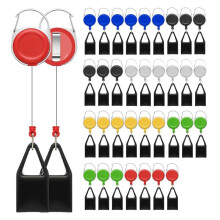 36Pieces Lighter Holders Retractable Lighter Clip Keychain Assorted Colour Lighter Holder with Lighter Cover Single Clip