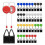 36Pieces Lighter Holders Retractable Lighter Clip Keychain Assorted Colour Lighter Holder with Lighter Cover Single Clip 1