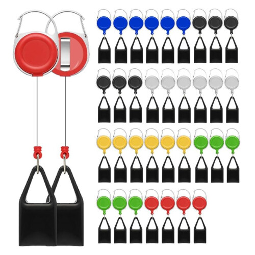 36Pieces Lighter Holders Retractable Lighter Clip Keychain Assorted Colour Lighter Holder with Lighter Cover Single Clip