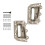 2Pcs Left&Right Inside Interior Door Handle Set for  Grand Cherokee 2005-2011 Front 4