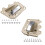 2Pcs Left&Right Inside Interior Door Handle Set for  Grand Cherokee 2005-2011 Front 3