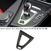 Capa Do Painel Do Botão de Mudança Do Console Central Do Carro de Fibra de Carbono para M3 F80 M4 F82 F83 RHD