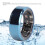 Blauer Smart-Ring 18 mAh IP68 7 Tage Standby 4