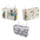 Bedside Storage Organizer with Iron Bar Clouds Pattern Dorm Bed Hanging Caddy SpaceSaving Design 2