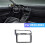 8 Inch Glass Screen Frame for   7 2013-2021 Console Center GPS Navigation Panel Cover Trim Frame 2