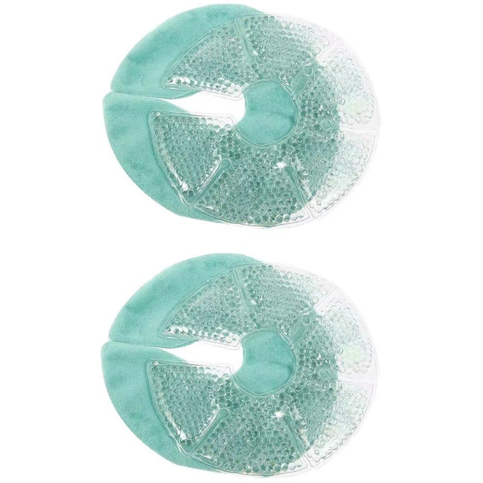Breastfeeding Gel Pads Hot And Cold Reusable Nursing Pads For Pain Relief And Soft Comfort Green/Pink/Purple