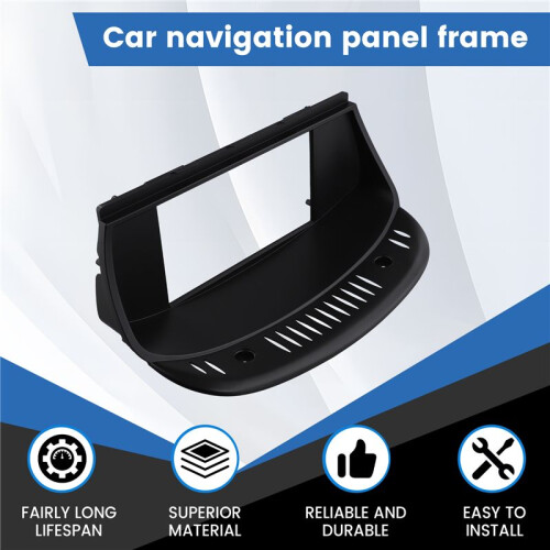 7 Inch Car Frame Fascia Adapter Android Radio Dash Fitting Panel Kit for  E60 E61 E63 5 Series 2010 1