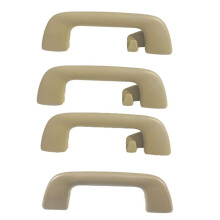 Car Inner Roof Armrest Ceiling Pull Handle with Hook 74610-52020 for Yaris Prius 4Runner Beige
