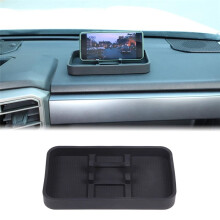 Universal Car Center Console Dash Organizer Tray Storage Box Phone Holder for Tacoma Maverick Tundra