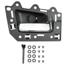 1Pair Front Left Right Inside Door Handle Trim Pull 1JV461J3AA 1JV471J3AA for  Grand Cherokee 2005-2011 82139,LHD