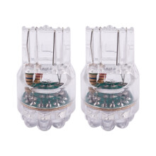 2X White T20 7443 7440 9 LEDS Brake Turn Signal Rear Lights Bulbs Lamps 12V