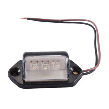 12/24V 3 LED KENTEKENPLAAT LAMPJE BOOT RV VRACHTWAGEN AANHANGWAGEN INTERIEUR STAP LAMP