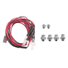 6 LED Light Kit 2 White 2 Red 2 for 1/10 1/8 HSP SCX10 D90 HPI RC Car