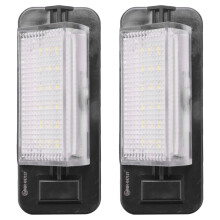 2Pcs LumiÈRe Blanche De Plaque MinÉRalogique De Puissance ÉLevÉE De Voiture 18Led Pour E36 318I 328I M3