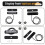 12V-24V 6LED Light Flash Emergency Car Vehicle Warning Strobe Flashing White 7