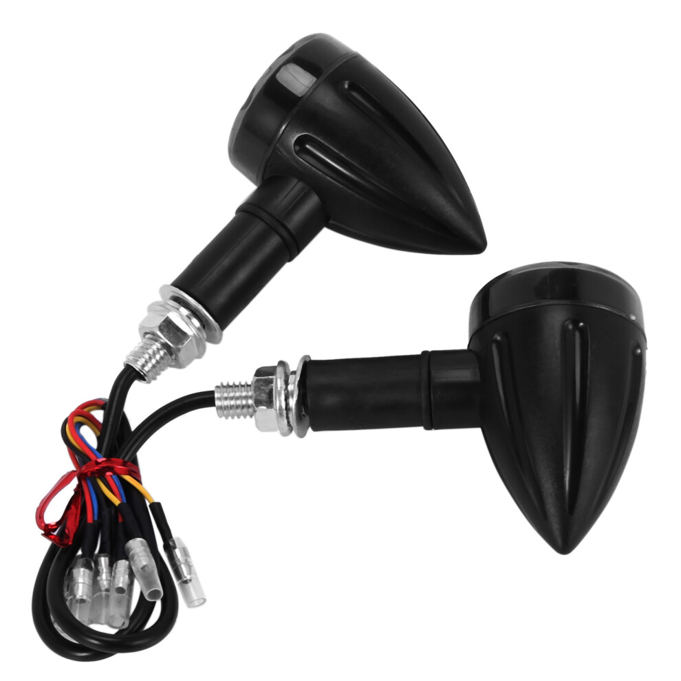 2Pcs Motorcycle Turn Signal 6Led Indicator Locomotive Universal Turn Signal Light 4712662034984