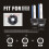 D2R/D2S/D2C 35W Hid Xenon Headlight Replacement Bulbs Lamps (1 Pair) BDT 8000K 9