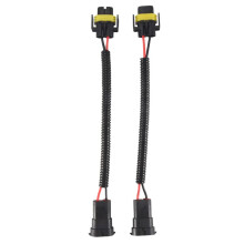 2 Pezzi Da 9006 un H11 H8 Faro Fendinebbia Connettore di Conversione Connettore Cablaggio Connettore Presa Kit di Riparazione