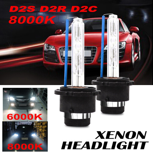 D2R/D2S/D2C 35W Hid Xenon Headlight Replacement Bulbs Lamps (1 Pair) BDT 8000K 2