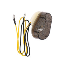 Motorcycle Flush Mount Turn Signals Light Led Flasher Indicator Lamp Blinker Light for Zx6R Zx7R Zx9R Zx636 Zzr600 Zx12R Black