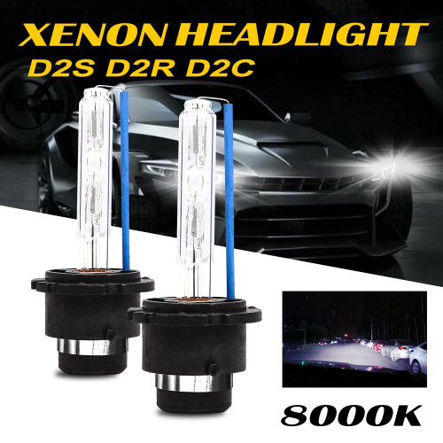 D2R/D2S/D2C 35W Hid Xenon Headlight Replacement Bulbs Lamps (1 Pair) BDT 8000K