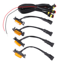 Set Of 4 Grille Amber Led Lights Kit for Tacoma Trd Grill 2016-2018