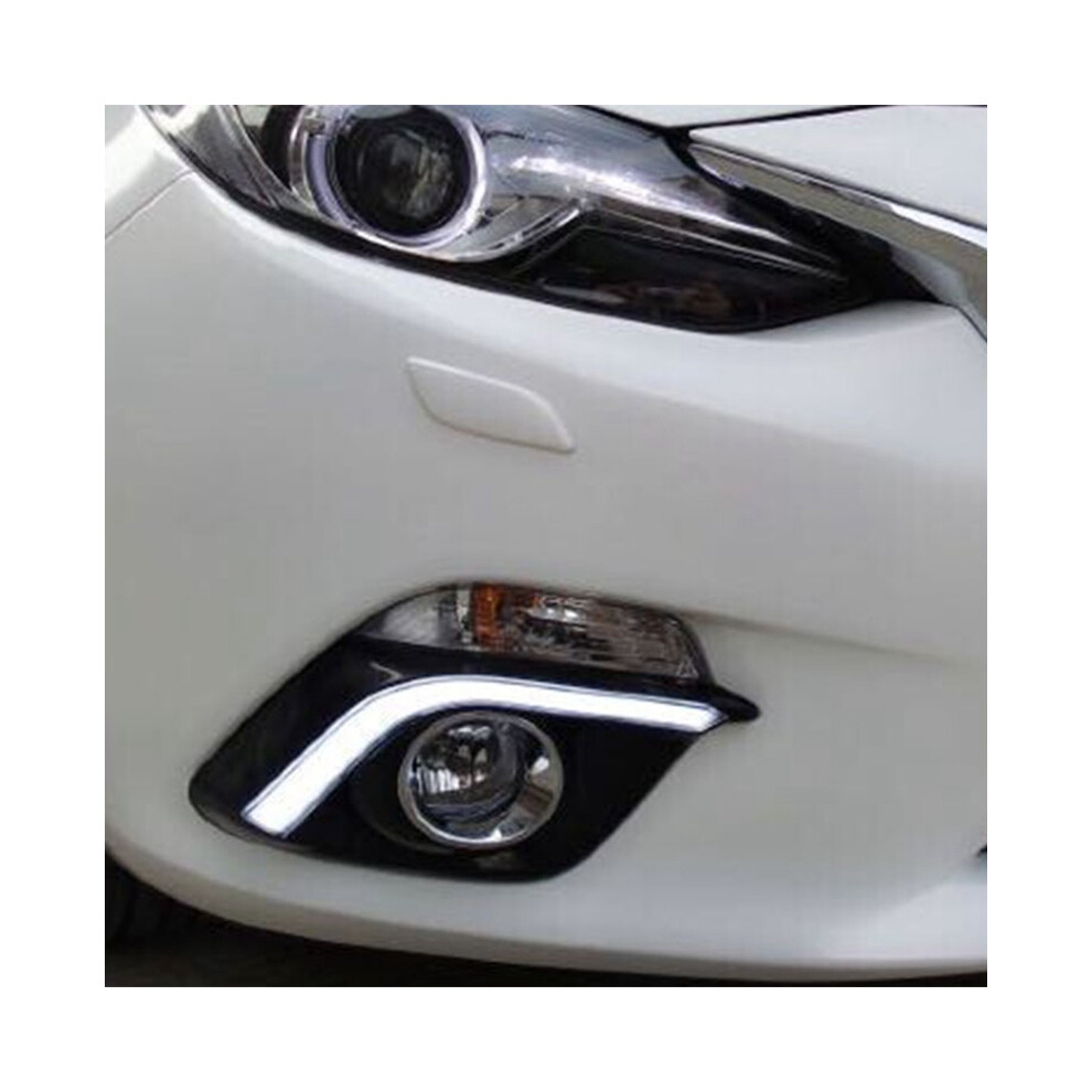 Car Flash For 3 Mazda3 Axela 2014 2015 2016 Led Drl Daytime Runnin Cover 4712233962159