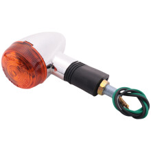 Motorcycle Turn Signals Bullet-Front Rear Lights For Motorcycle Street Standard Custom Bike Bobber Chopper (2Pcs)