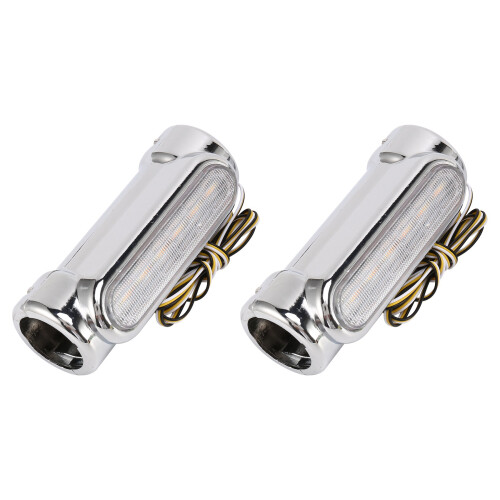Motorcycle Led Highway Bar Switchback Driving Light/Turn Signal Light For (Silver) 1