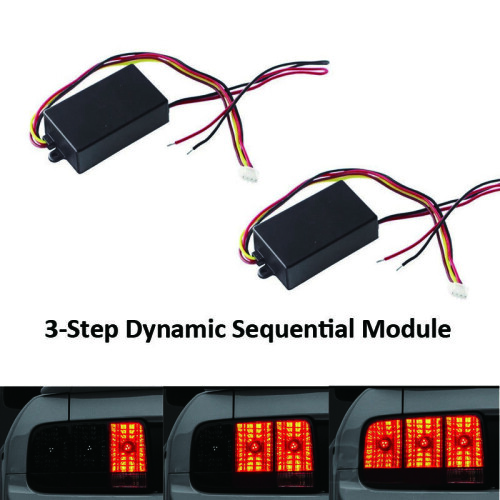 3 Step Sequential Chase Flash Module Boxes for Car Turn Signal Light 1