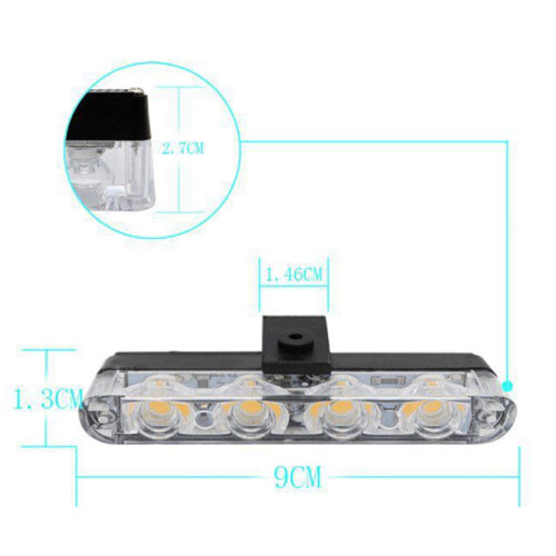 Car 12V 16 LED Car Red &   Strobe Flash Light Dash Emergency Warning Lamp 1