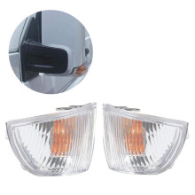 1 Pair Car Wing Mirror Indicator Lens Lamp Side Mirror Turn Signal Cover Without Bulbs for Daily 2006-2011