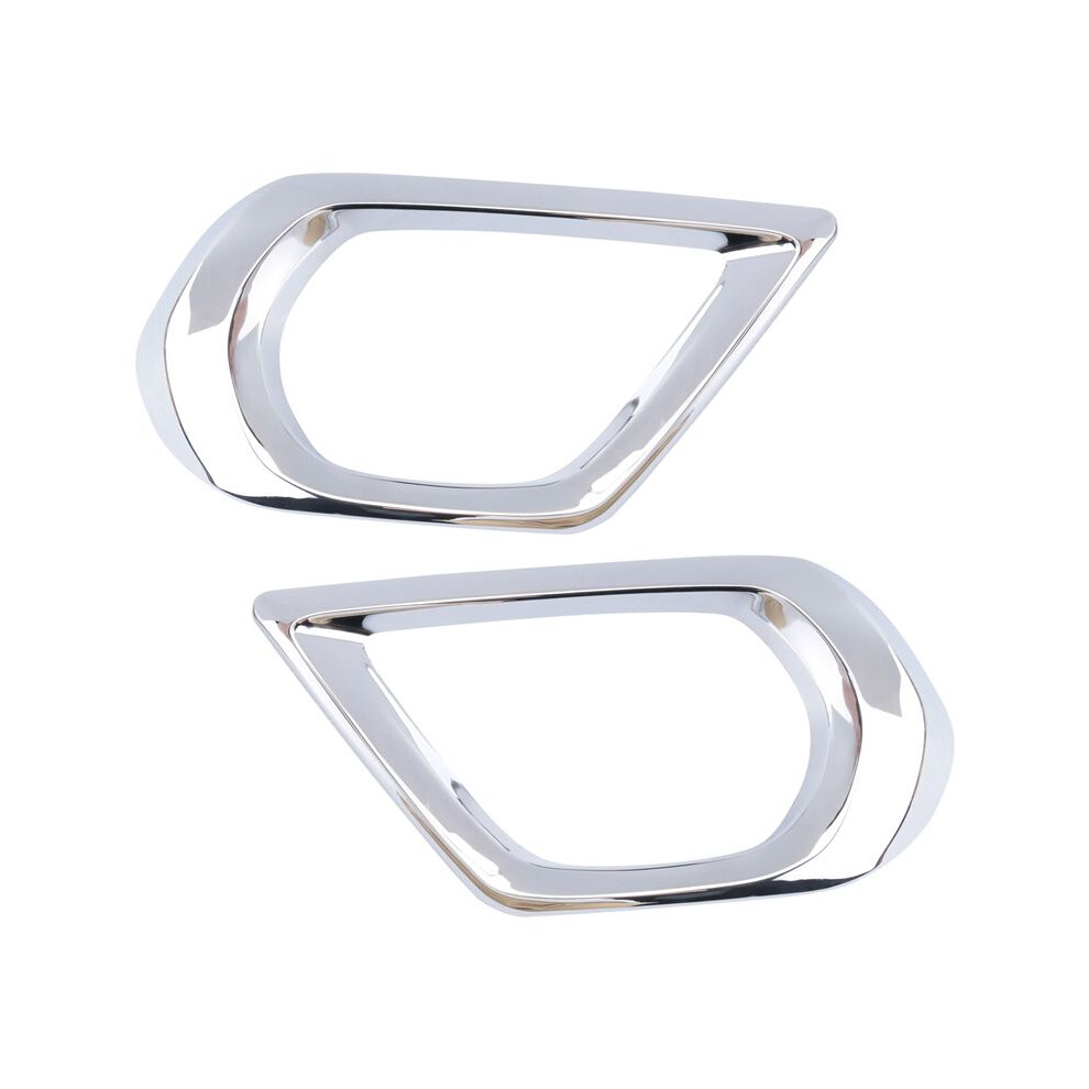 For Forester Sj 2014 2015 2016 Chrome Front Fog Lamp Bumper Fog Cover Trim Frame Car Styling Molding Light 4712901426495