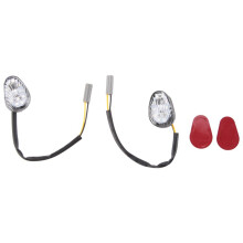 2 PCS LED Turn Signal Indicator Light Lamp Flush Mount for YZF R1 R3 R6 R6S FZ6 FZ1 FZ Fazer FZ6R FZ07 FZ8 FZ09 TMAX MT-07 MT-09