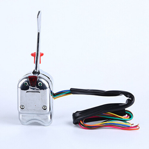 Chrome 12V Universal Rat Interruptor De SeñAl De  Para 2