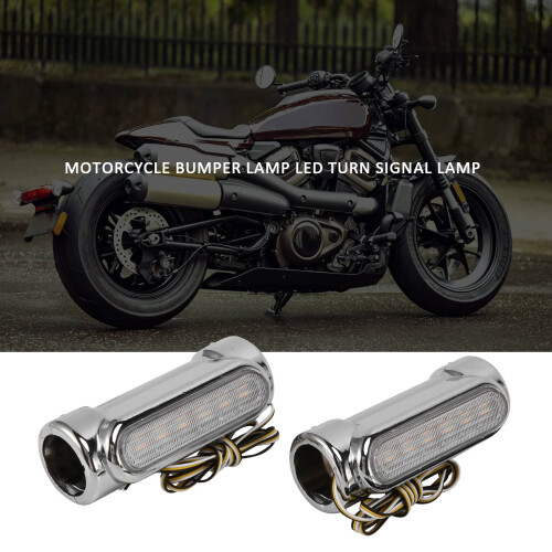 Motorcycle Led Highway Bar Switchback Driving Light/Turn Signal Light For (Silver) 1