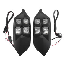 2 PeçAs Luz de CirculaçãO Diurna Led de Carro Drl para Pajero Sport Montero 2016-2017